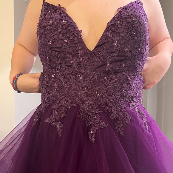 Dresses Flowy Purple Prom Dress Poshmark